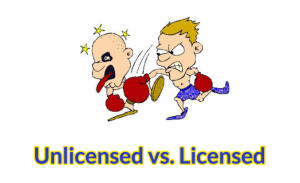 Unlicensed Vs Licensed | Our Dad Can Fix It